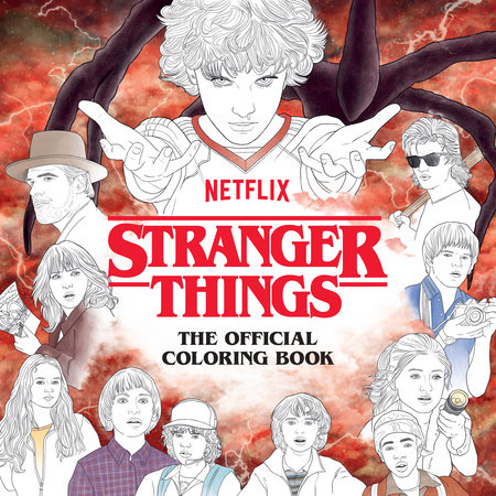 Stranger things the official coloring book by netflix books