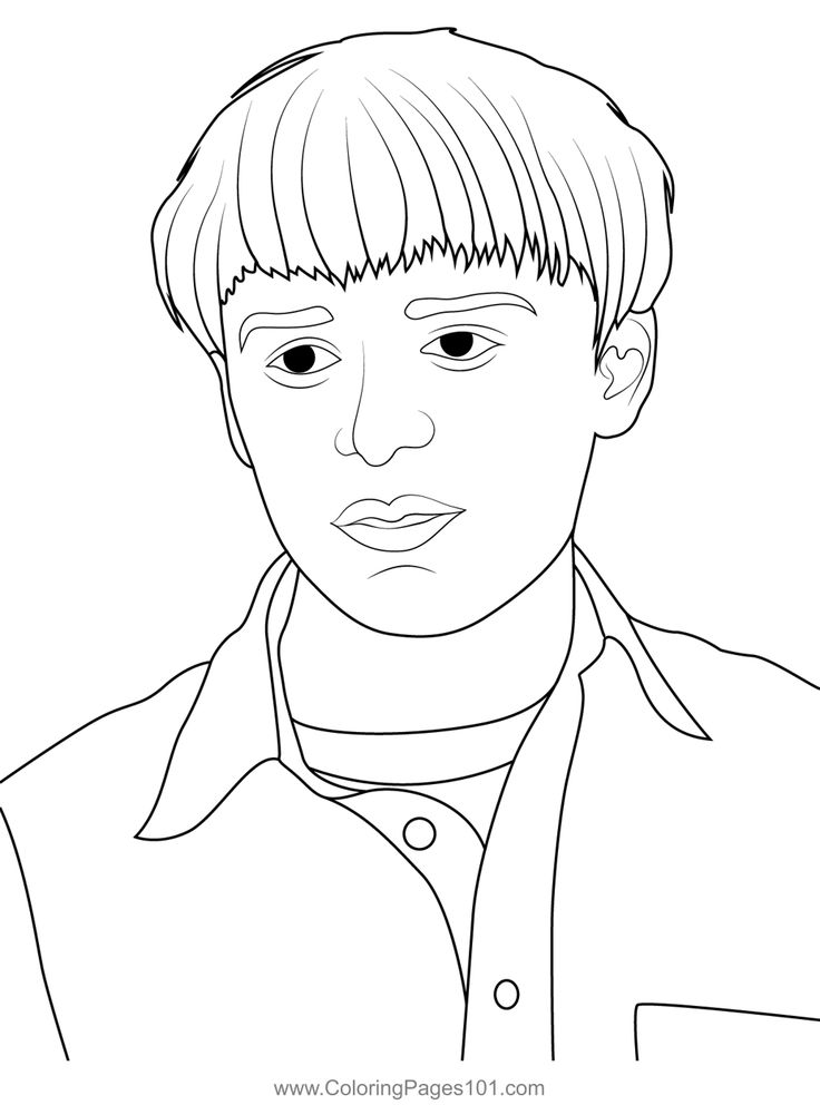 Will byers stranger things coloring page coloring pages stranger things will byers