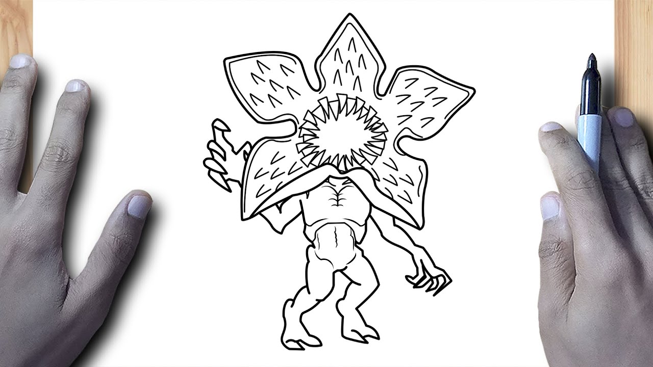 O dibujar un demogorgon chibi