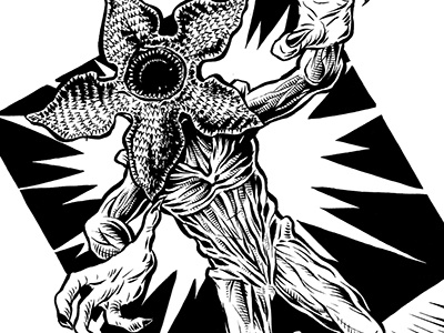 Stranger things demogorgon by jas ingram on