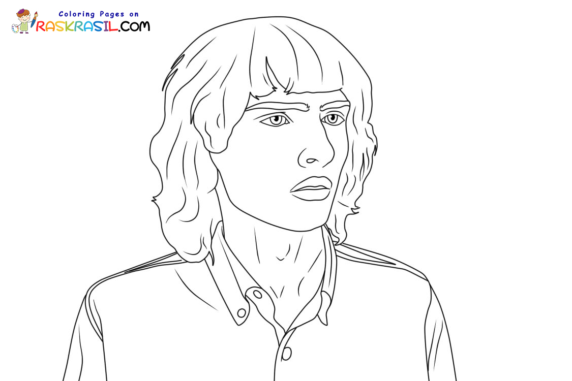 Stranger things coloring pages