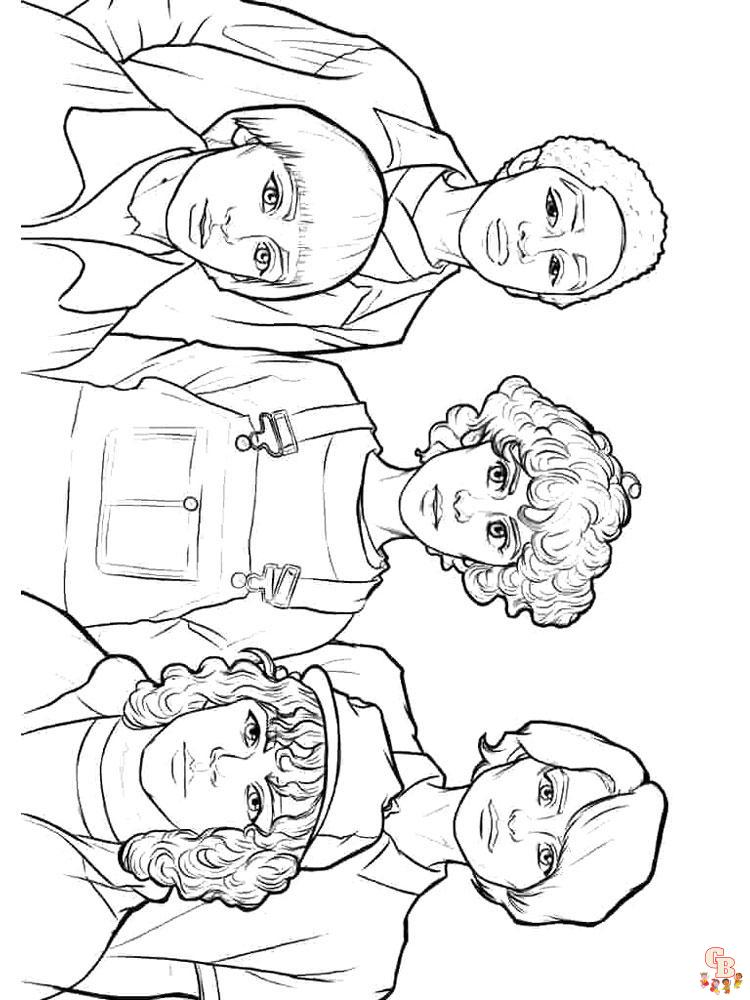 Discover the upside down with stranger things coloring pages