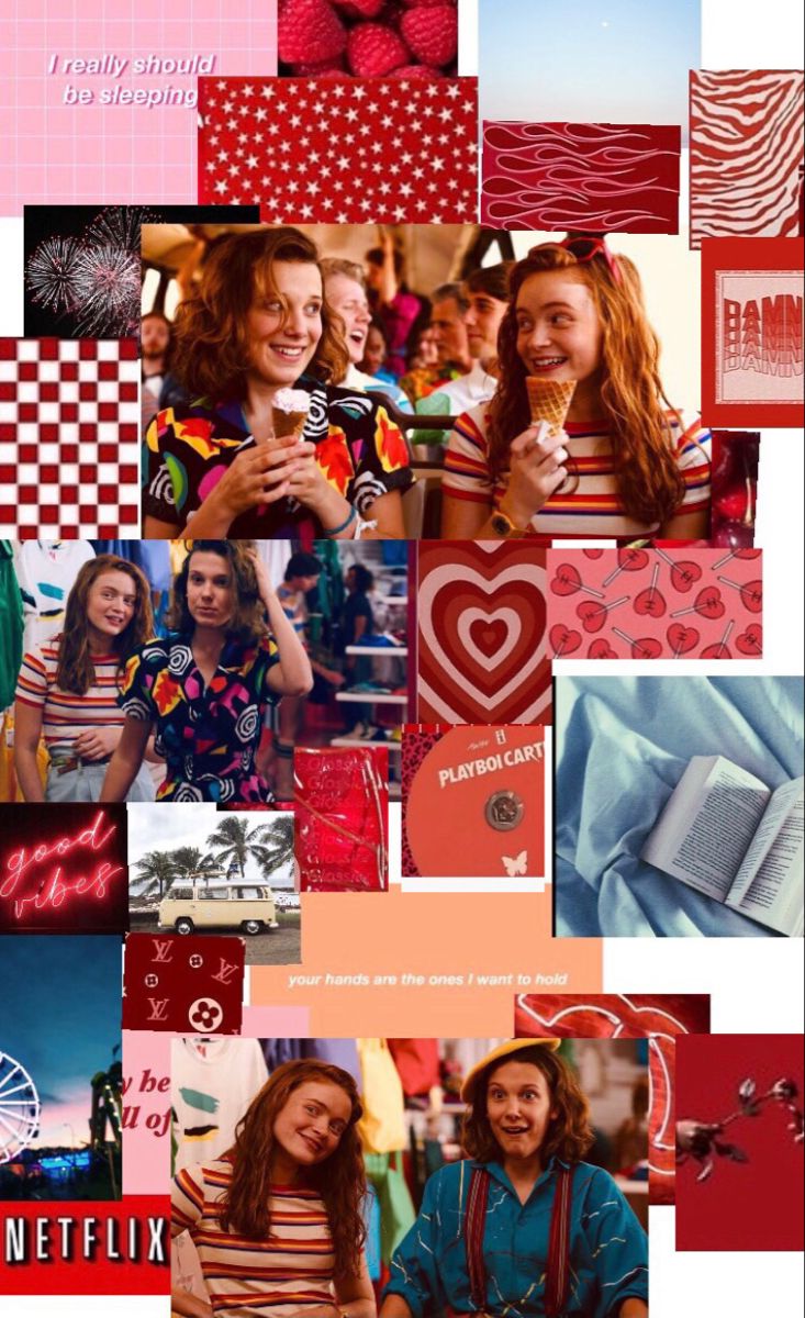 Red max and eleven stranger things wallpaper eleven stranger things stranger things stranger things kids