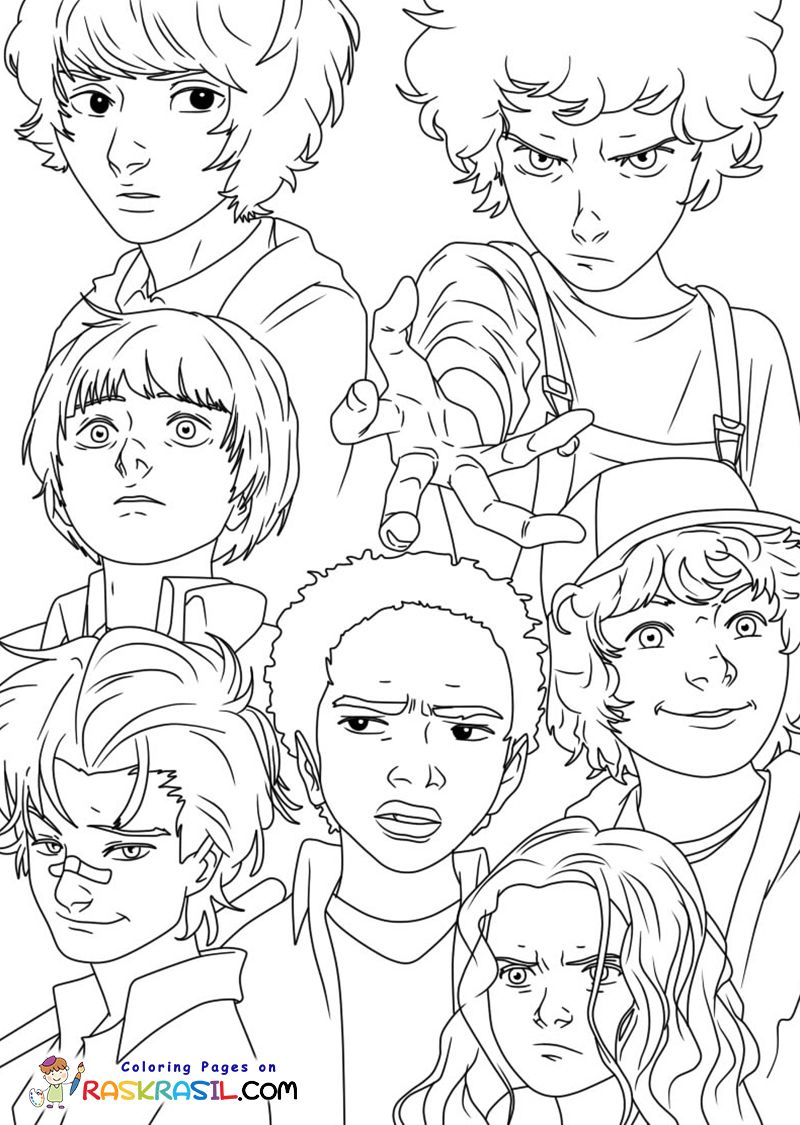 Stranger things coloring pages coloring pages stranger things wall stranger things wallpaper