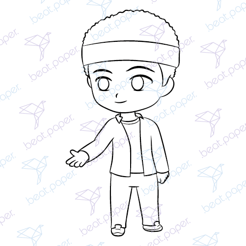 Sellos digitales para colorear de stranger things beatpaper