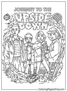 Stranger things coloring pages ideas stranger things coloring pages stranger