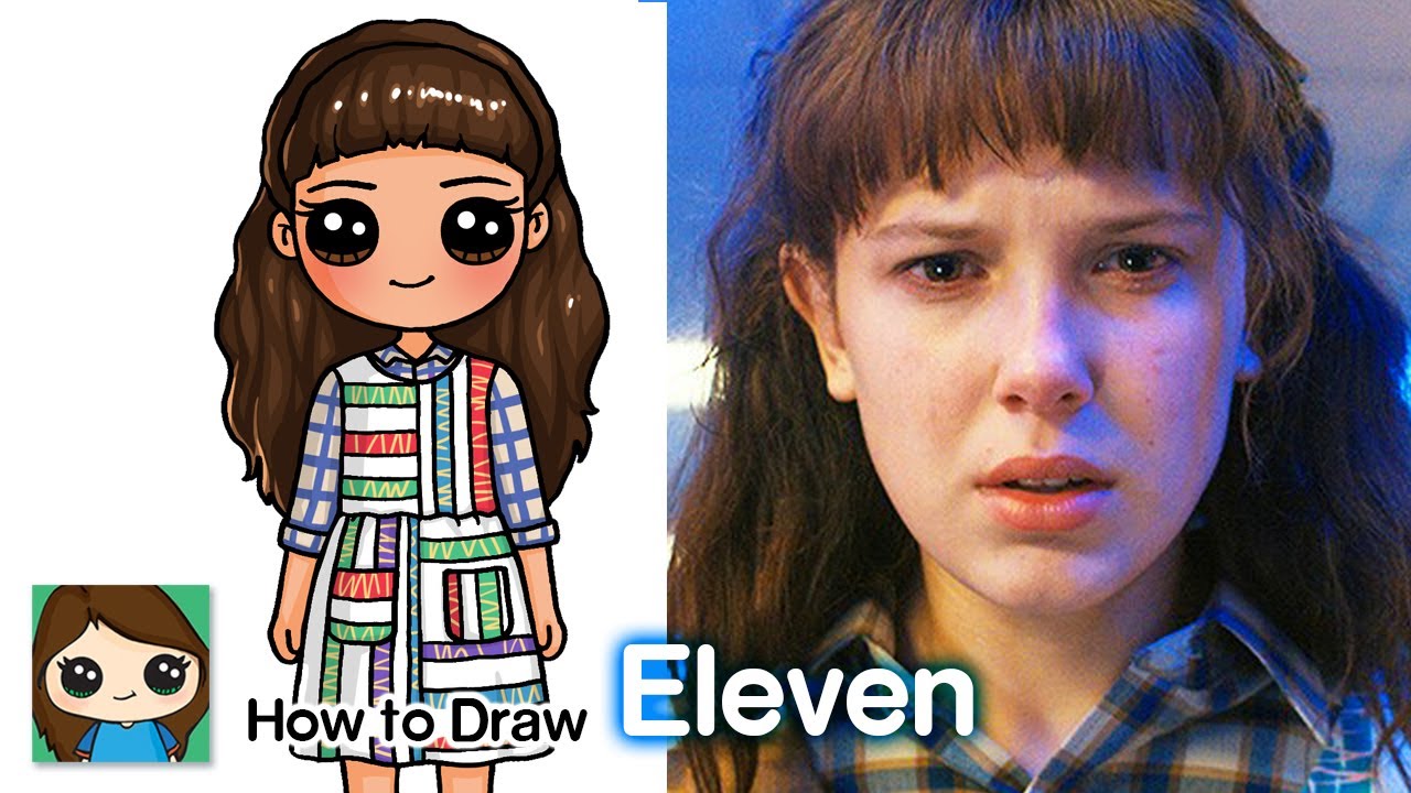 How to draw eleven stranger things