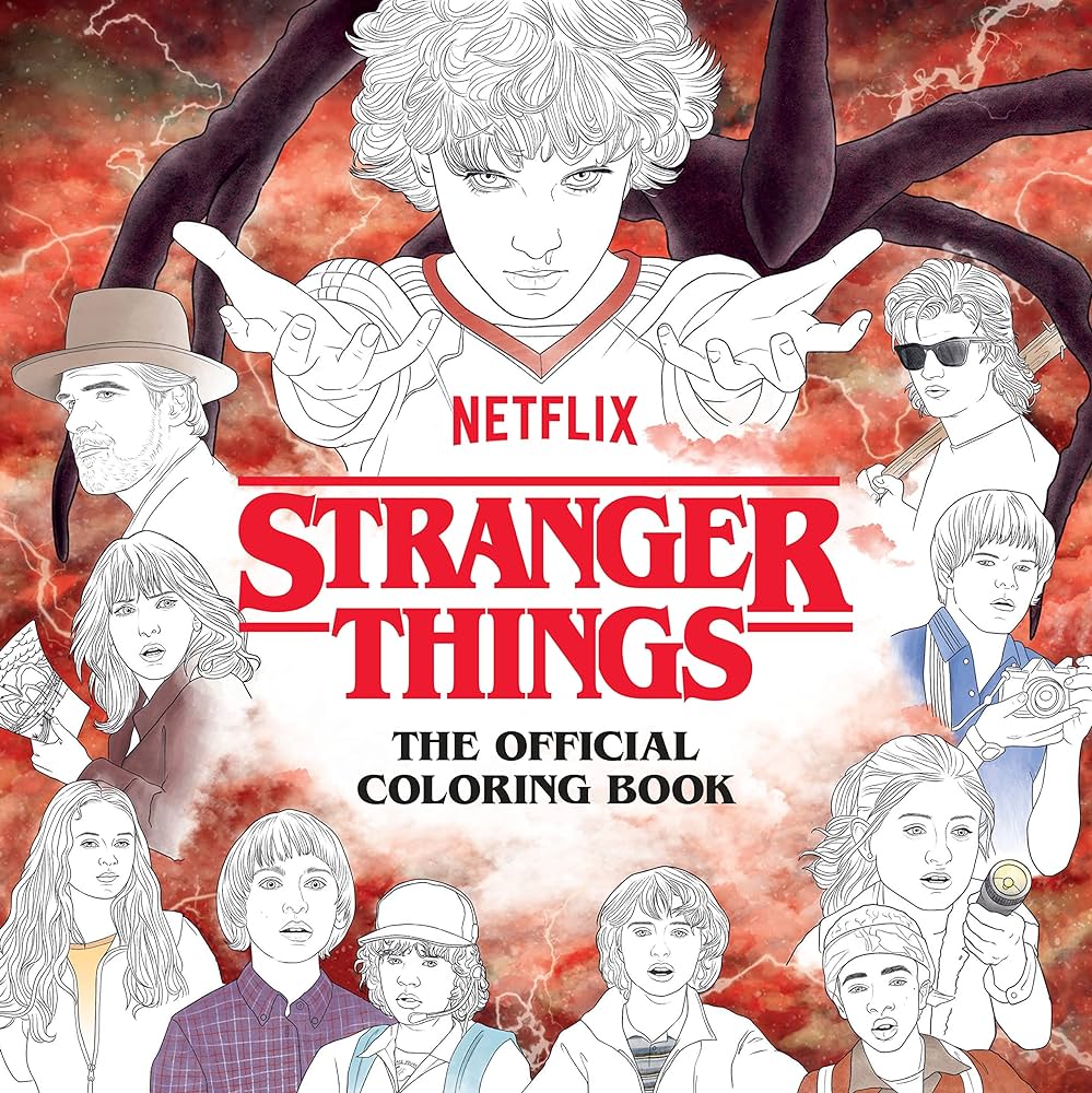 Stranger things the official coloring book netflix books