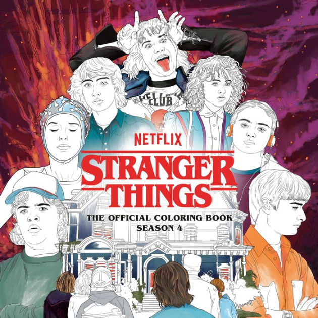 Stranger things the official coloring book season by netflix paperback barnes noble