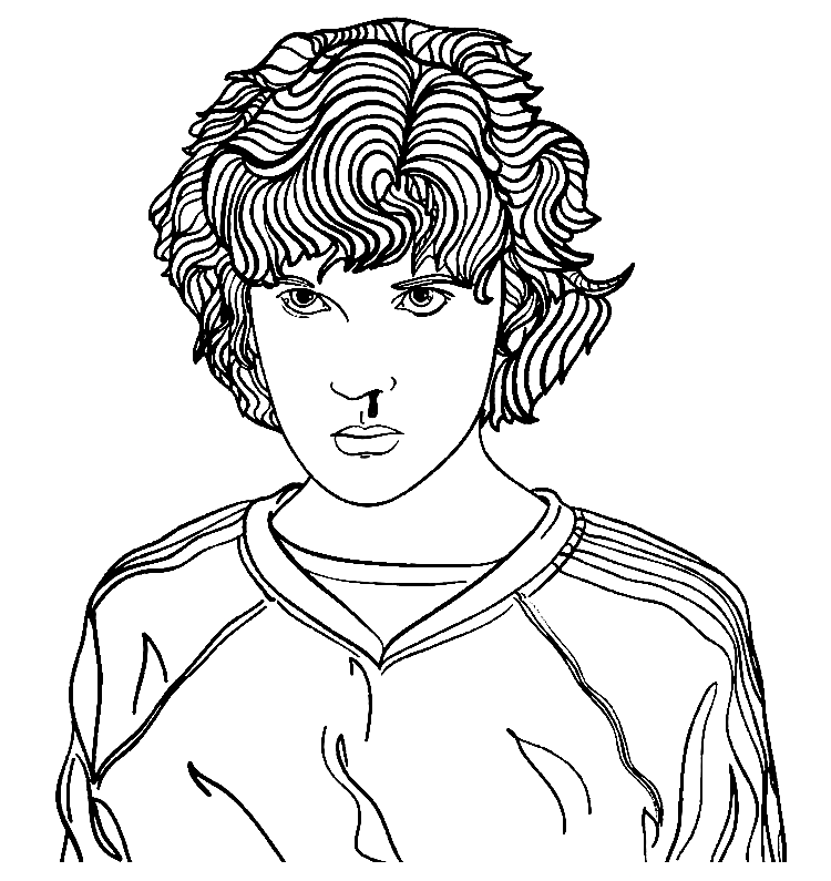 Stranger things coloring pages printable for free download