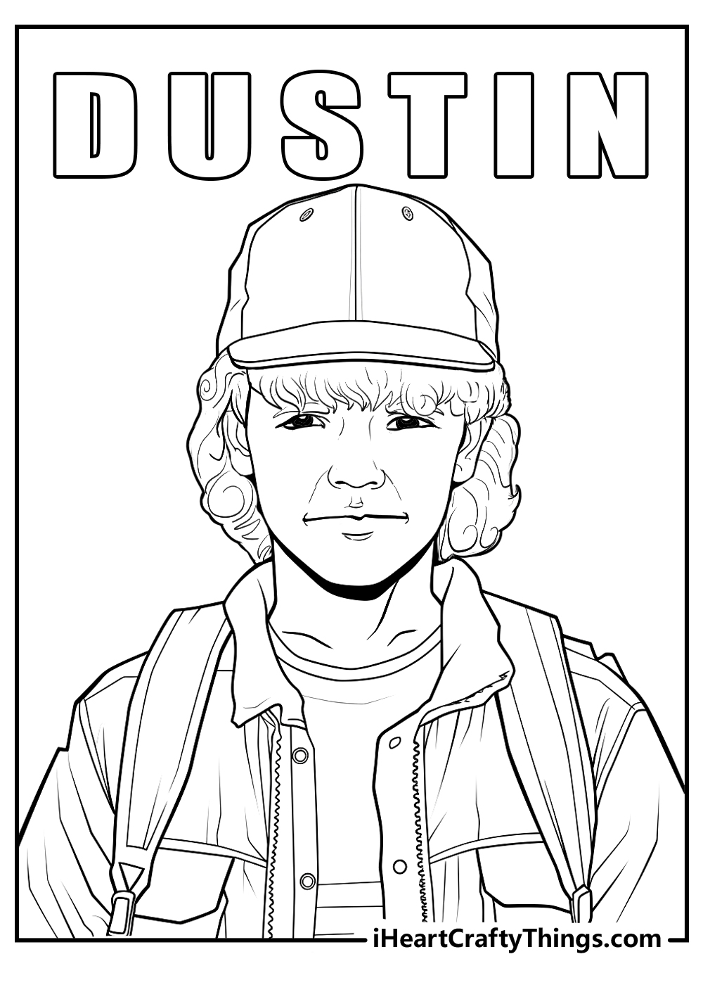 Printable stranger things coloring pages updated