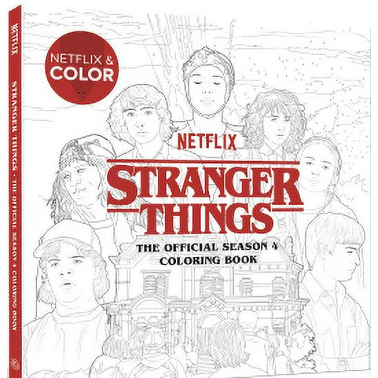 Stranger things the official coloring book season exclusive