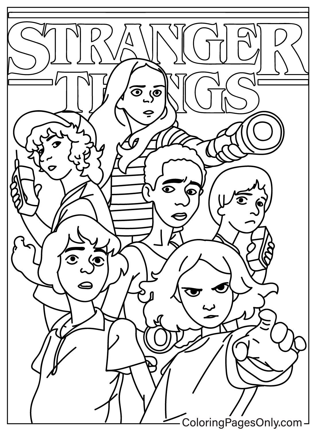 Coloring pages only on x ð wele to stranger things coloring pages ðâ httpstcojalrsbr strangerthings coloringpagesonly coloringpages coloringbook art fanart sketch drawing draw coloring usa trend trending trendingnow