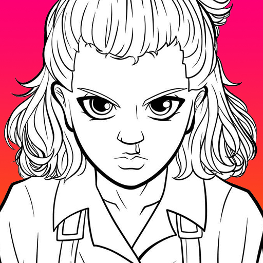 Stranger things coloring book