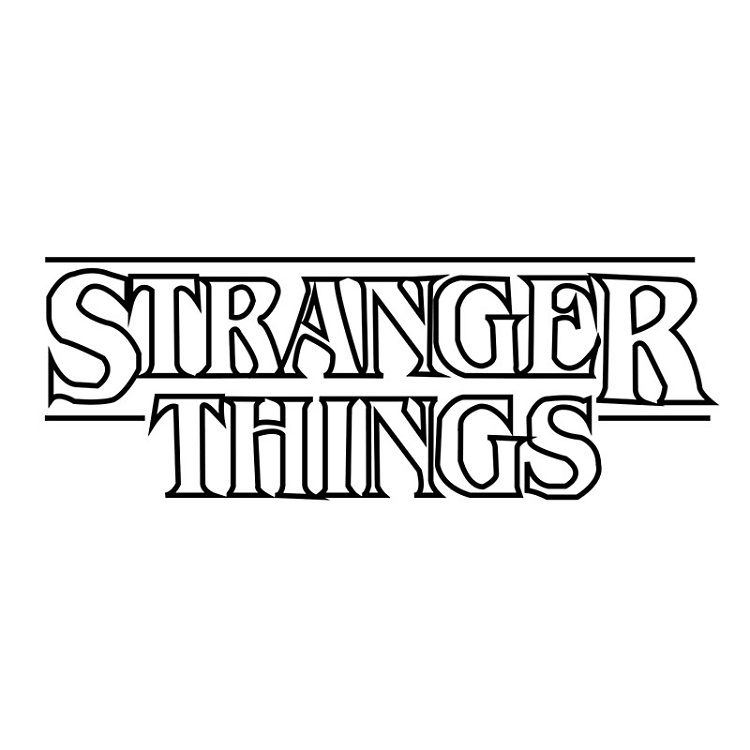 Stranger things coloring pages k worksheets stranger things stranger things logo stranger things sticker