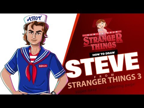 How to draw stranger things