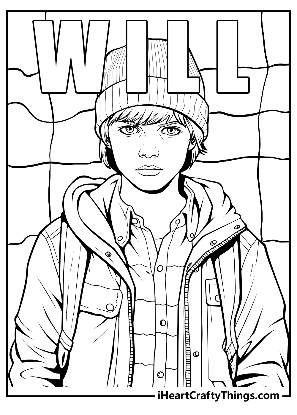 Printable stranger things coloring pages updated