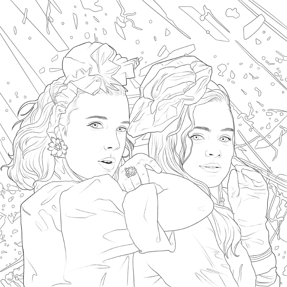 Stranger things by netflix the official coloring book