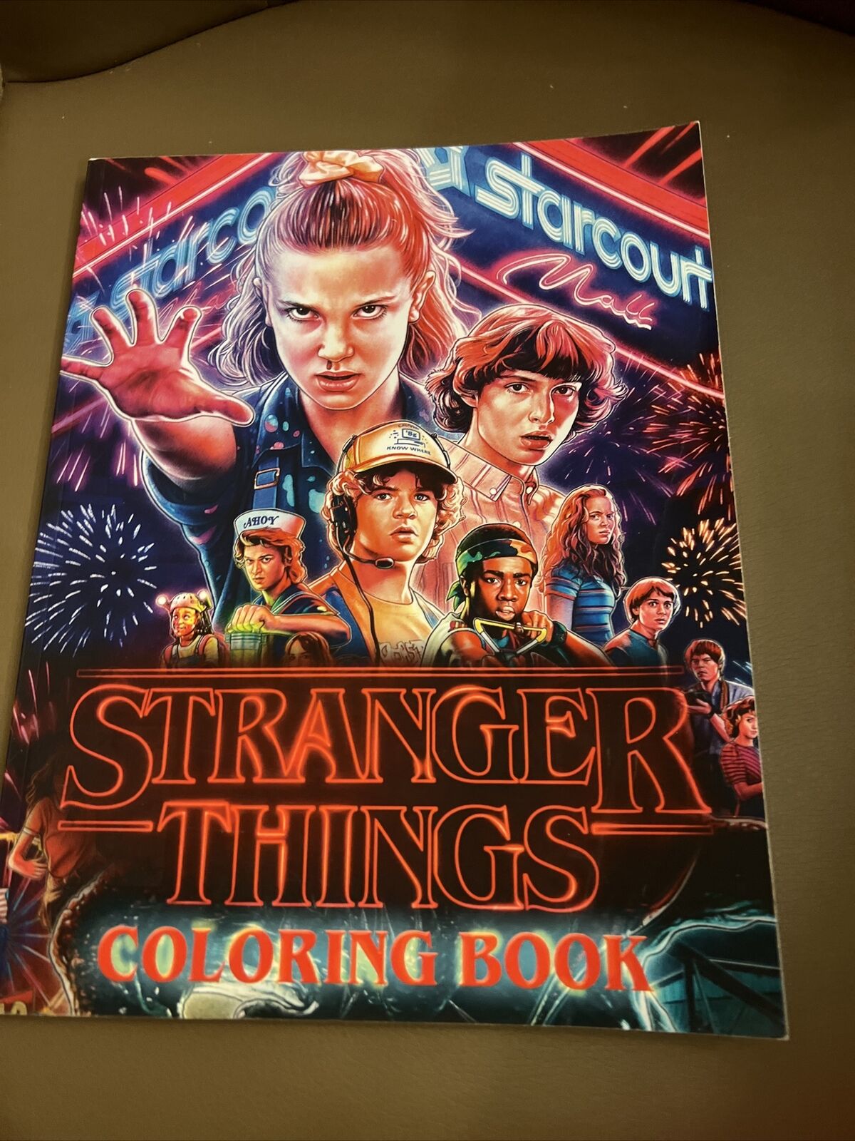 Stranger things coloring book by netflix english paperback book