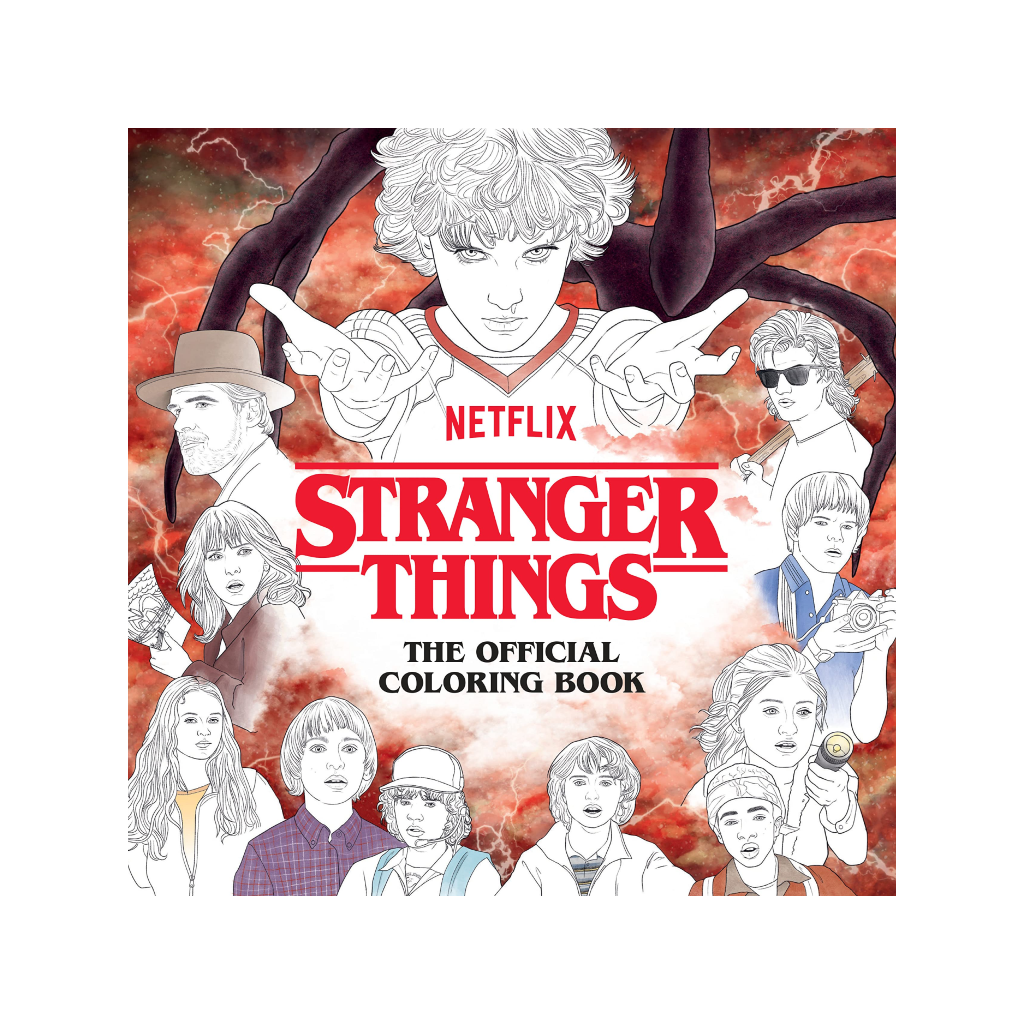 Stranger things official coloring book from penguin random house â urban general store