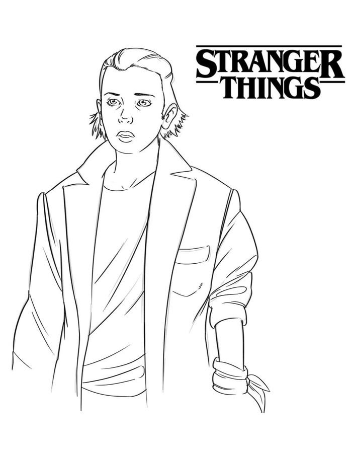Stranger things coloring pages free personalizable coloring pages