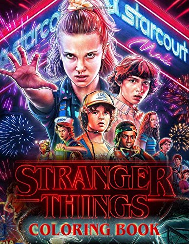 Stranger things coloring book coloring book for kids and adults
