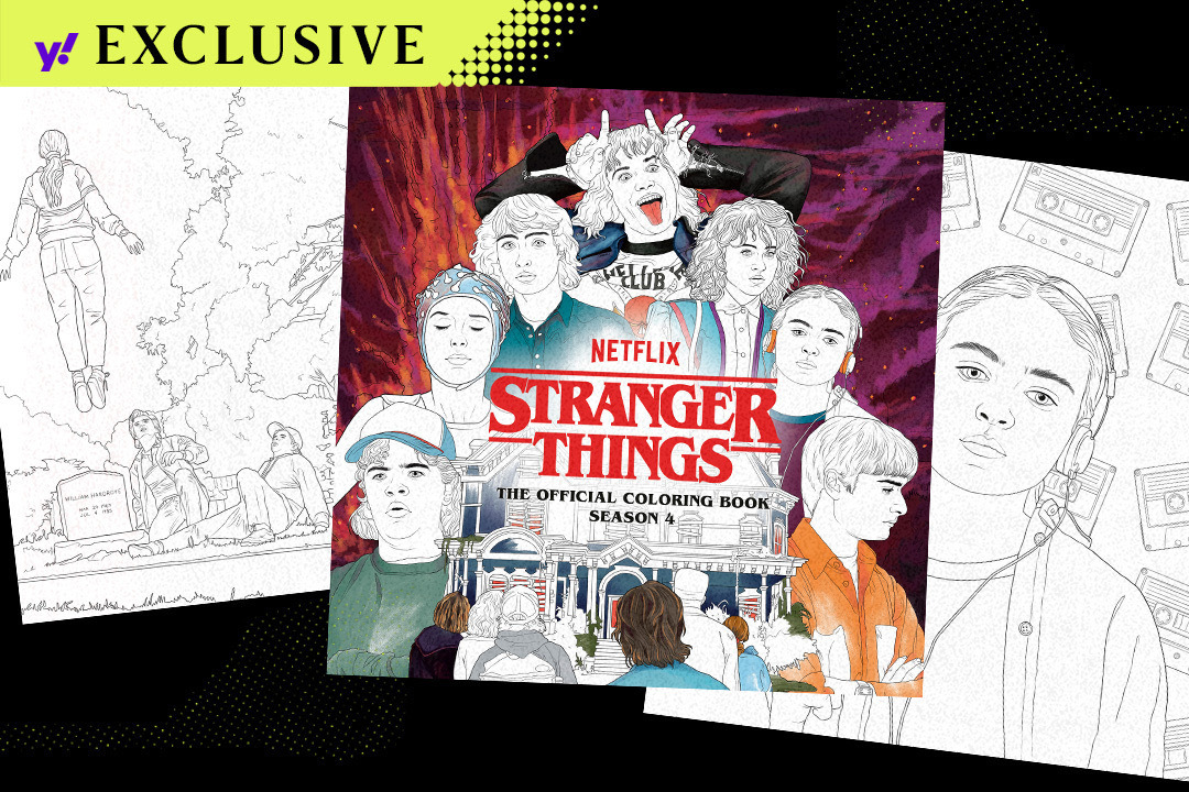 See exclusive images from new stranger things coloring book