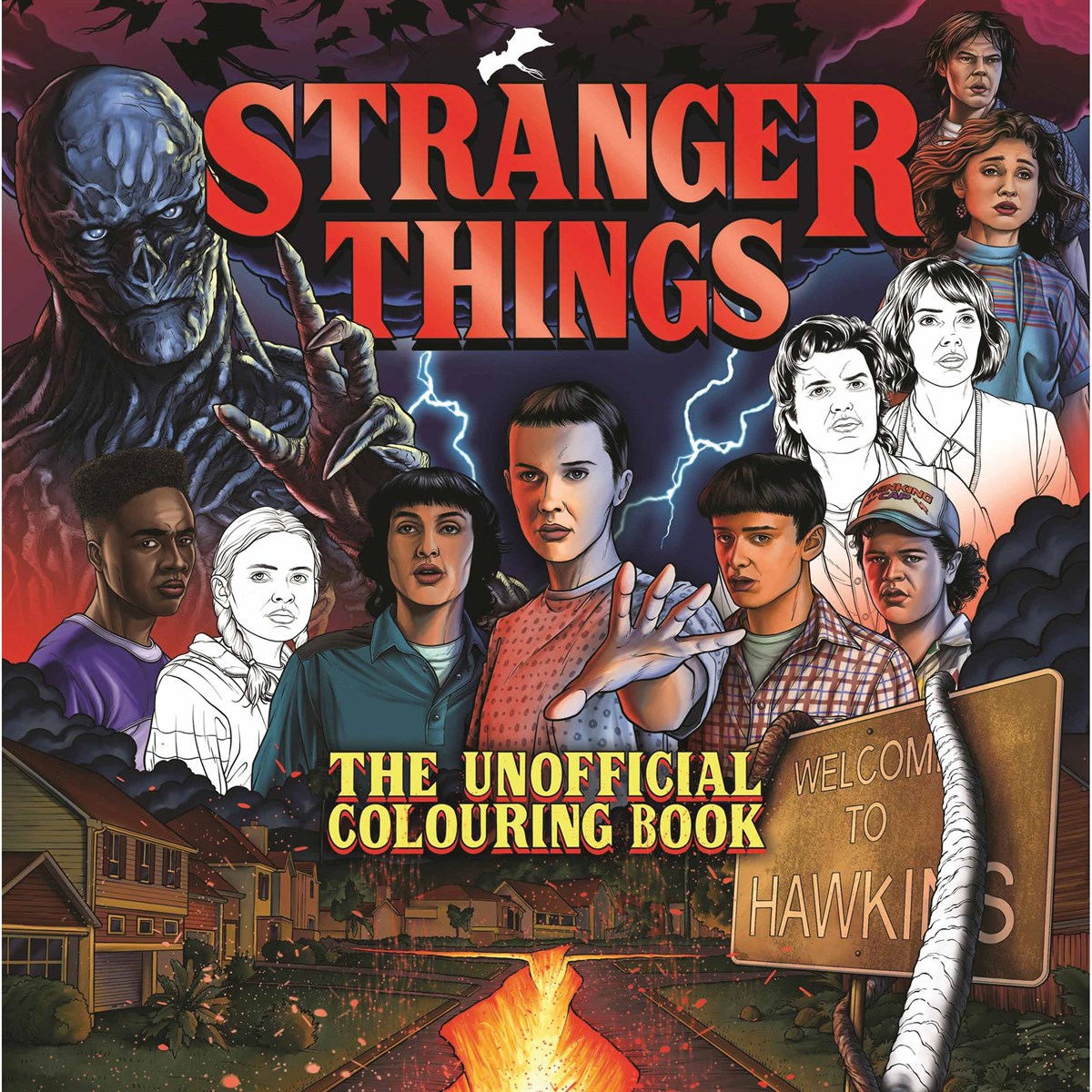 Stranger things unofficial louring book
