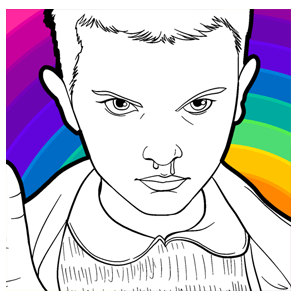 Coloriage stranger things â