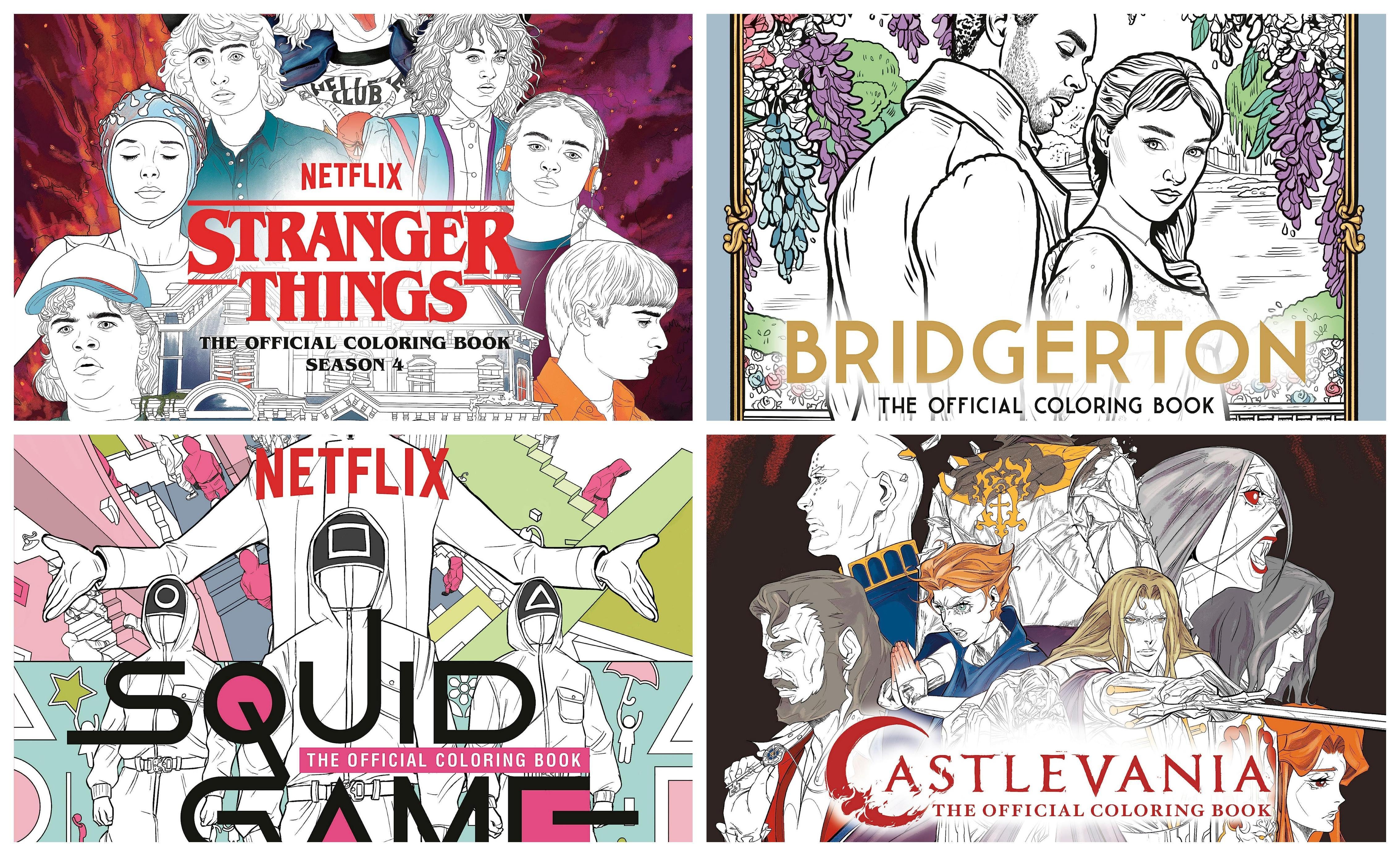 Netflix launches coloring books based on fan