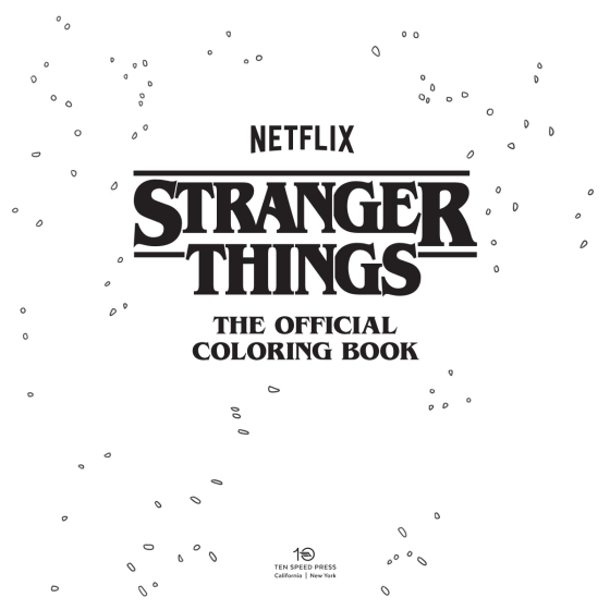 Stranger things the official coloring book penguin random house retail
