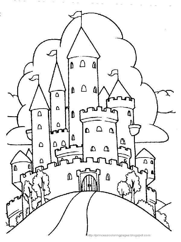 Enchanting coloring pages for little princesses