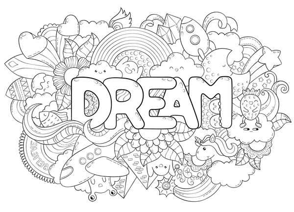 Thousand coloring page strawberries royalty