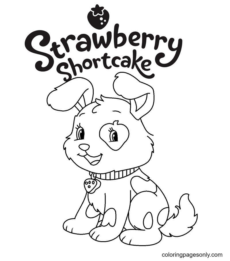 Strawberry shortcake coloring pages printable for free download