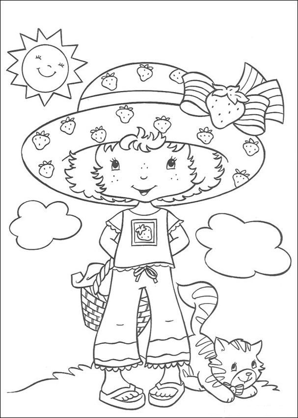 Free printable strawberry shortcake coloring pages for kids strawberry shortcake coloring pages coloring pages coloring pages for kids