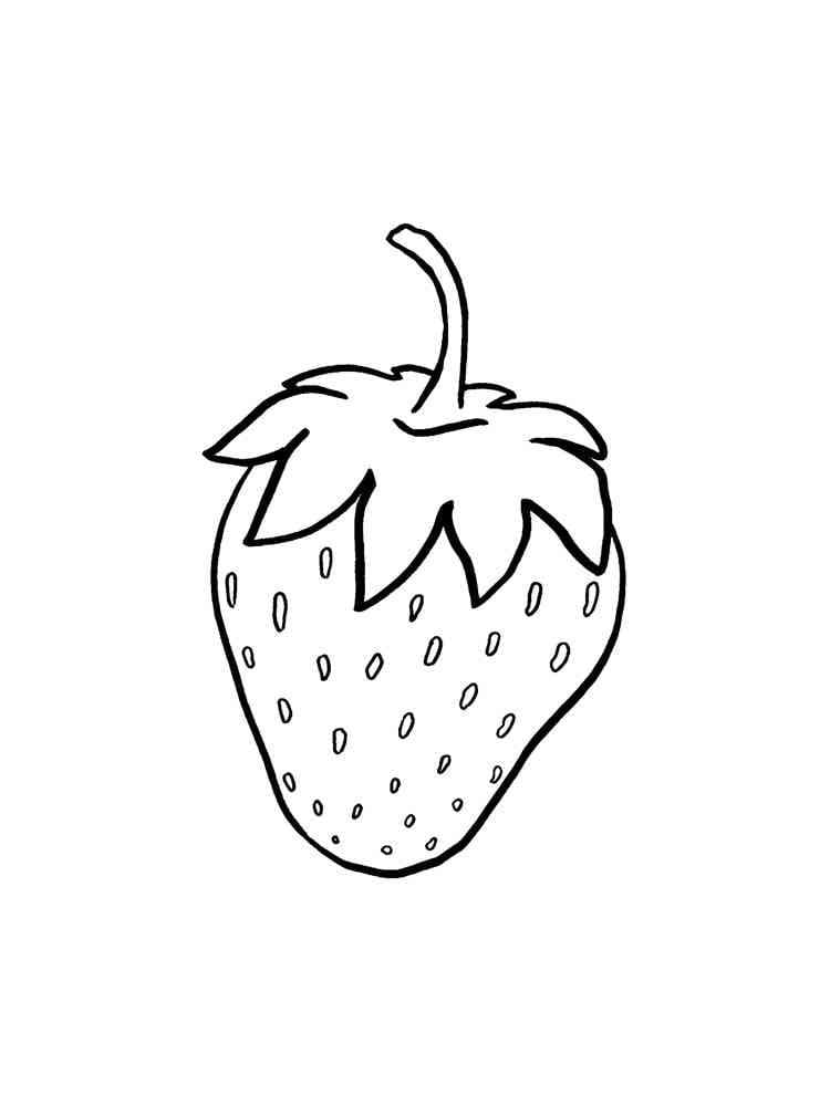 Strawberry coloring pages