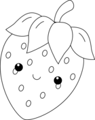 Strawberry coloring pages free coloring pages