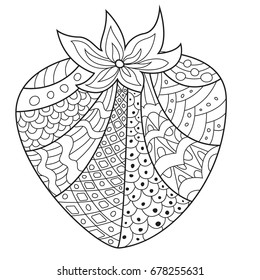 Strawberry zentangle images stock photos d objects vectors