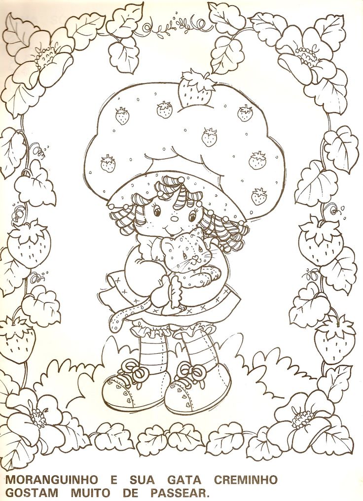 Strawberry shortcake coloring pages mandala coloring pages coloring book art