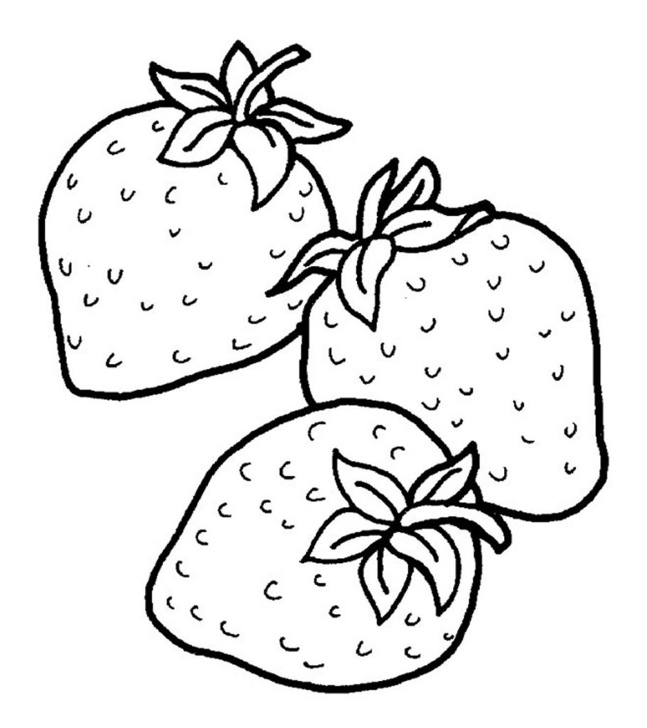 Top strawberry coloring pages for your little one