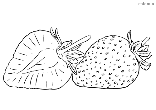 Strawberries coloring pages free printable strawberry coloring sheets