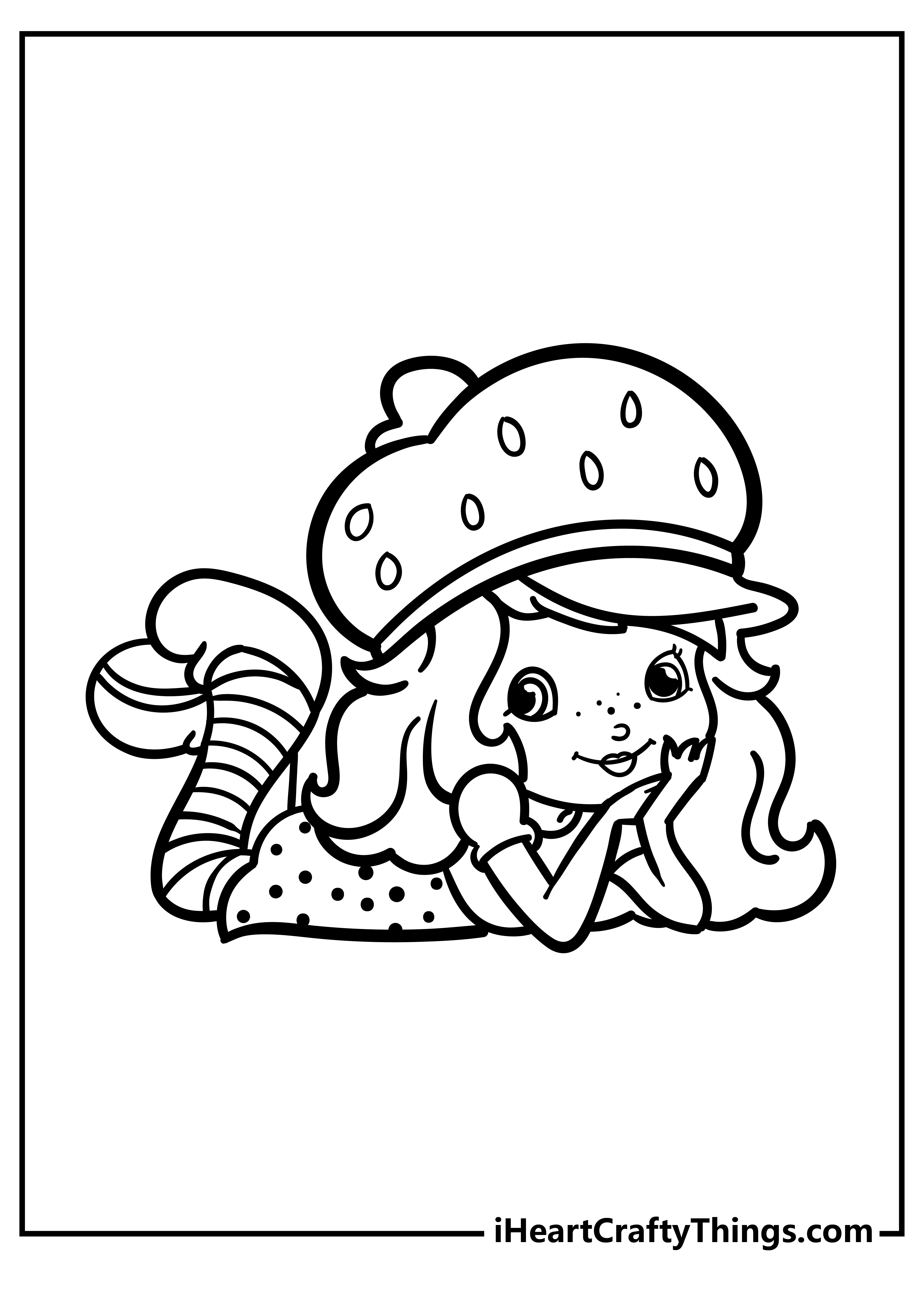 Strawberry shortcake coloring pages free printables