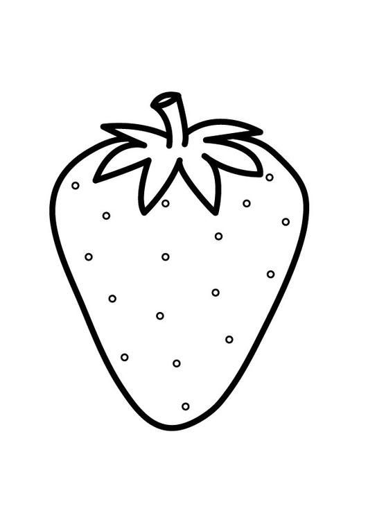 Coloring page strawberry fruit coloring pages coloring pages free printable coloring pages