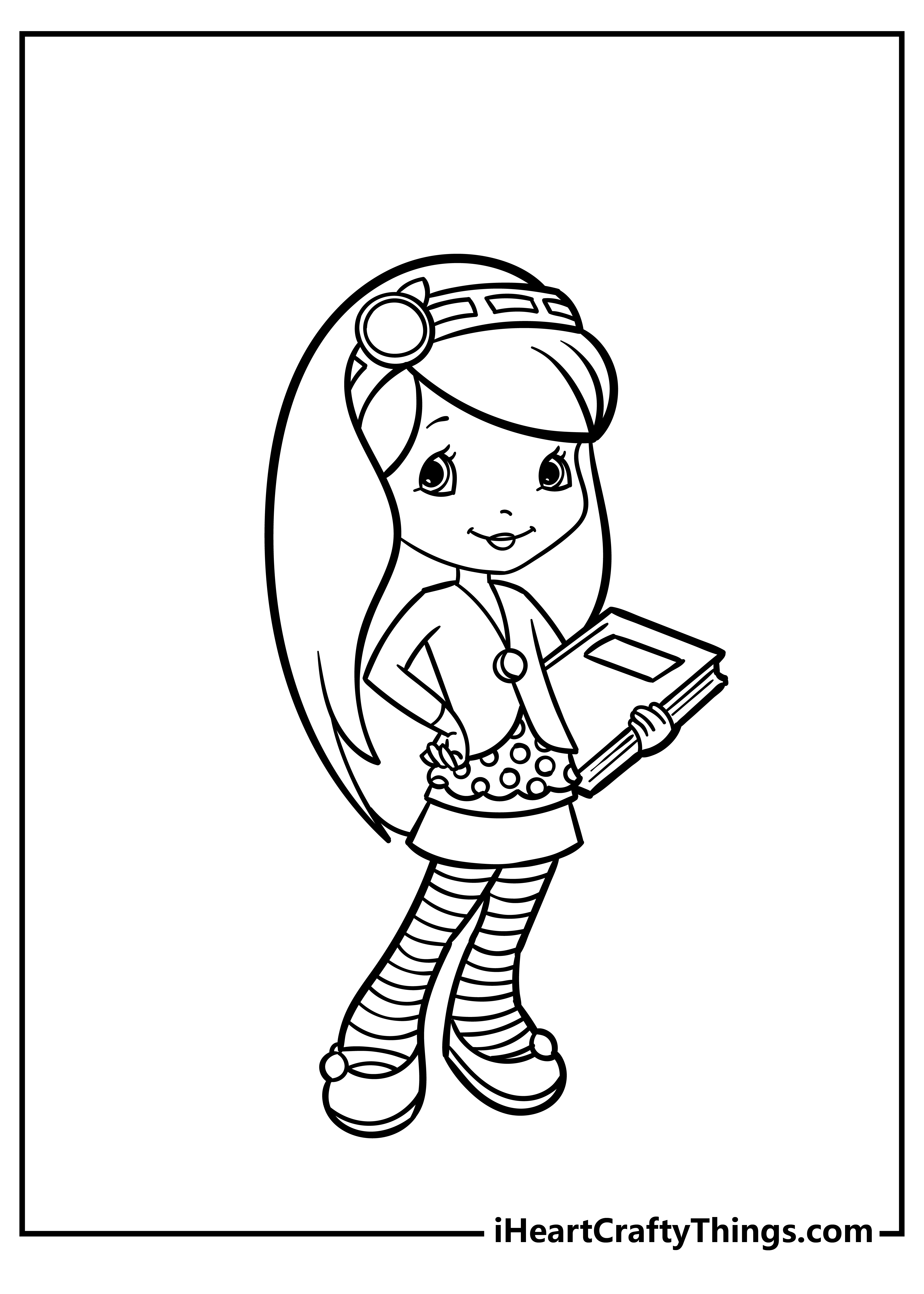 Strawberry shortcake coloring pages free printables