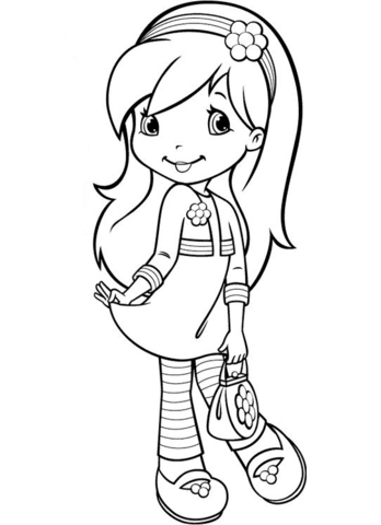 Strawberry shortcake coloring pages