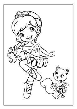 Downloadable strawberry shortcake coloring pages imagination unleashed