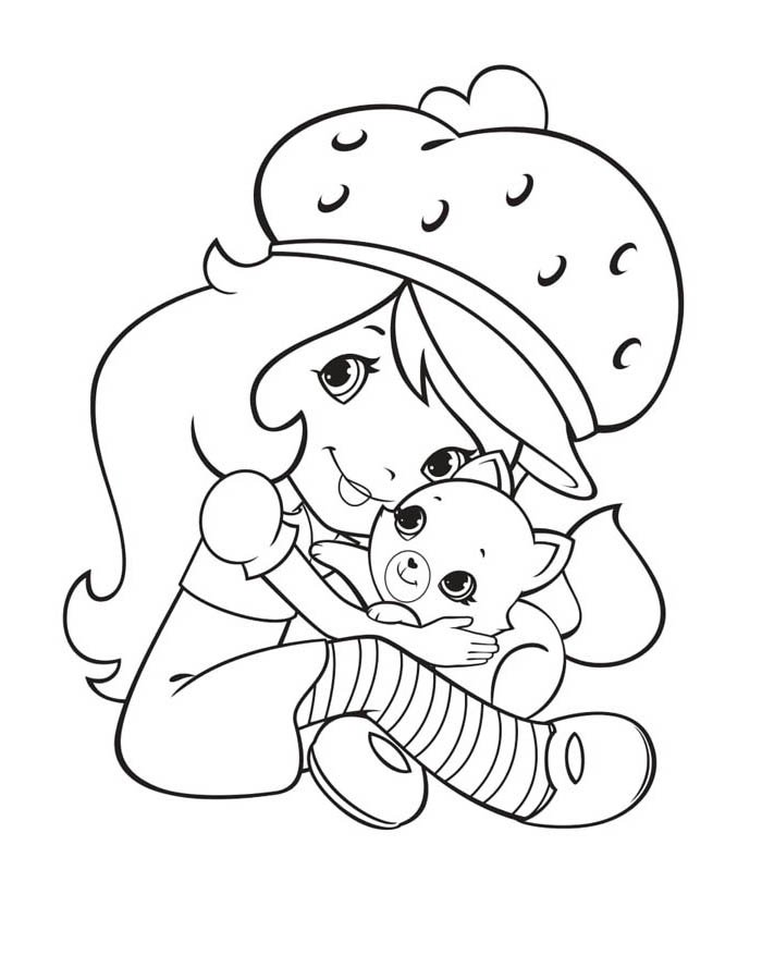 Strawberry shortcake coloring pages free personalizable coloring pages