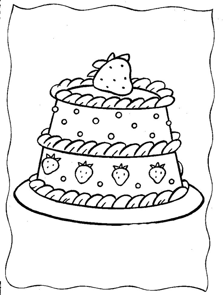 Strawberry coloring pages