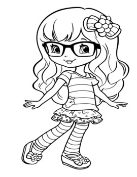 Strawberry shortcake coloring pages by souly natural creations