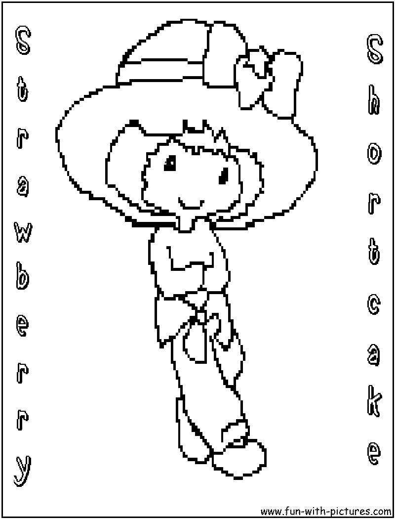 Strawberry shortcake coloring pages